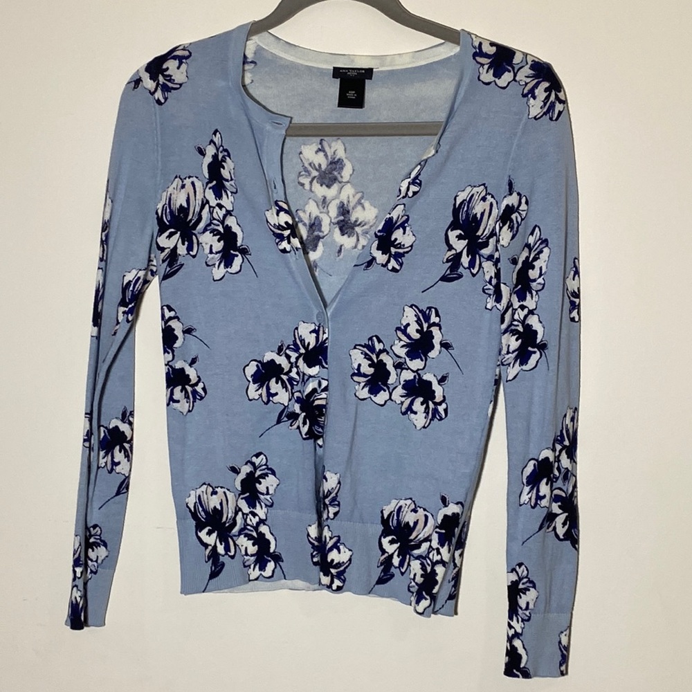 Flower cardigan from Ann Taylor